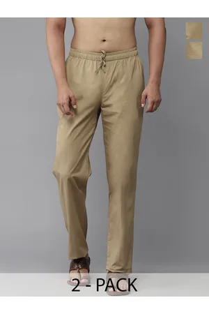 See Designs Men Pack Of 2 Mid Rise Pure Cotton Pyjamas
