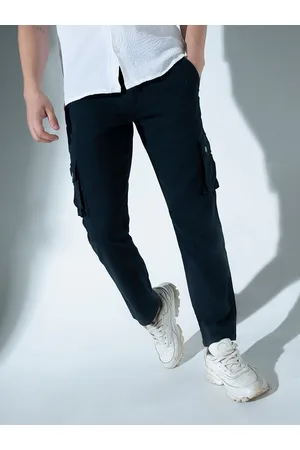 Hubberholme Men's Loose Fit Cargo Jogger Jeans (Grey & 28) : Amazon.in:  Fashion
