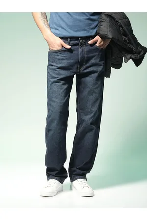 Flying Machine Relaxed Fit High-Rise Light Fade Cotton Jeans