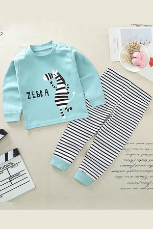 Bold N Elegant Kids Graphic Printed Pure Cotton T-shirt with Pyjamas