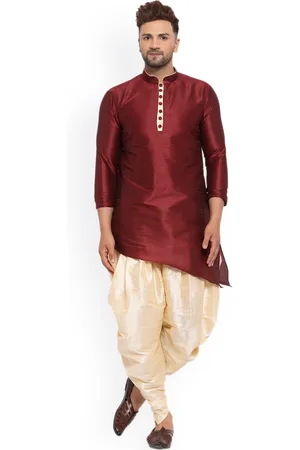 Sydney Heights Mandarin Collar Regular Kurta with Dhoti Pants