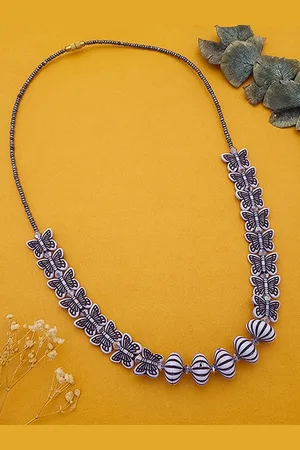 GRIIHAM Gold-Plated Butterfly Shape Copper Necklace