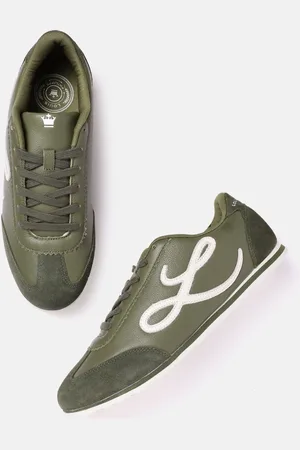 Louis Philippe Men Brand Logo Detail Leather Everyday Sneakers