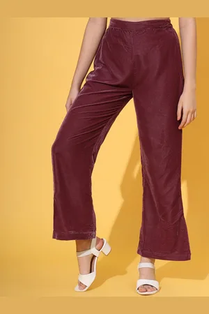 Jaipur Women Regular Fit Bootcut Trousers