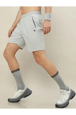 TECHNOSPORT Men Slim Fit Mid-Rise Rapid-Dry Sports Shorts