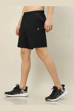TECHNOSPORT Men Slim Fit Mid-Rise Rapid-Dry Sports Shorts