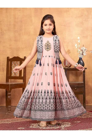 Buy Aarika Girls Pink Color Check Dress Online at Best Prices in India -  JioMart.