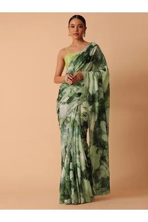 Buy Dusty Rose Saree In Sheer Net With Heavy Cut Dana Jaal Work Online - Kalki  Fashion