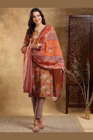 Bani Women Ethnic Motifs Embroidered Printed Regular Kurta with Trousers & Dupatta