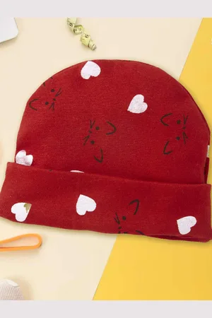 Babywish Infants Printed Cotton Beanie