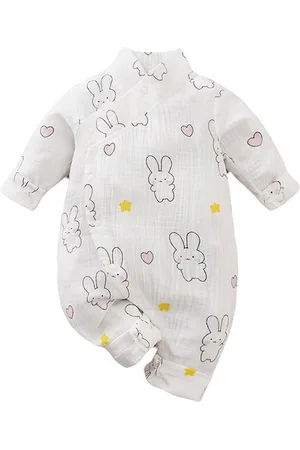 Stylecast Girls Conversational Printed Pure Cotton Rompers