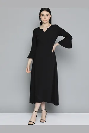 Chemistry Bell Sleeve Fit & Flare Midi Dress