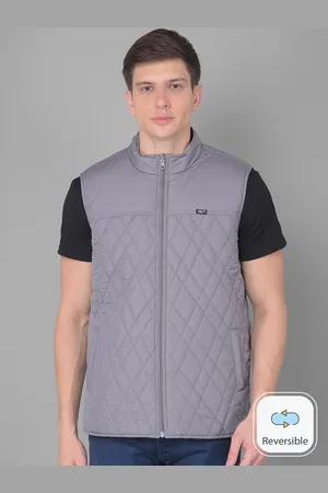 Canary London Mock Collar Reversible Quilted Jacket