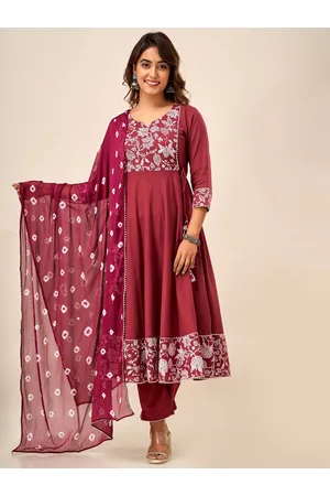 Pink Paisley Printed Cotton Kurta