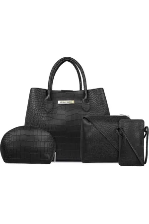 Legal Bribe Set Of 4 Textured Structured Handheld Bag