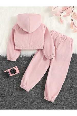 Stylecast Girls Pink Hooded Top with Trouser