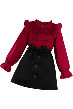 Stylecast Girls Self Design High Neck Clothing Set