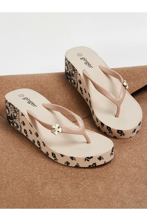 Lifestyle Women Printed Thong Flip-Flops
