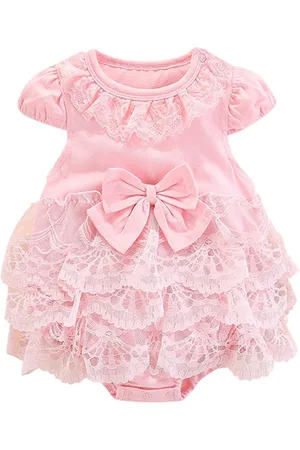Stylecast Infant Girls Self-Designed Cotton Romper