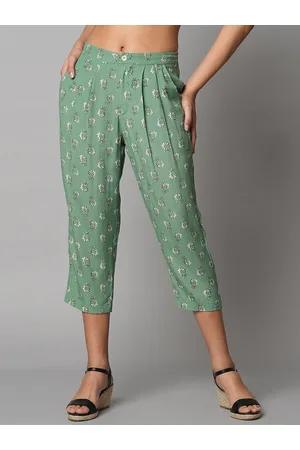 Chemistry Women Floral Printed Pleated Culottes