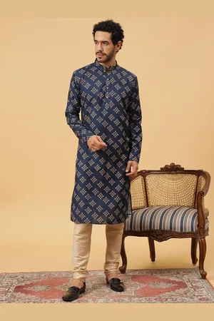 TABARD Geometric Printed Pure Cotton Straight Kurta
