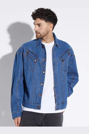 FUGAZEE Lightweight Oversized Cotton Denim Jacket