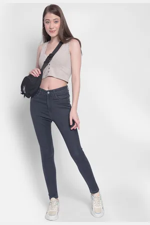Crimsoune Club Women Mid-Rise Skinny Fit Stretchable Jeans