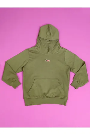 HOOP Boys Hooded Cotton Pullover Sweatshirt