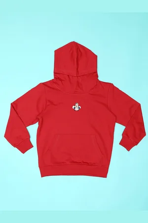 HOOP Boys Long Sleeves Cotton Hood Pullover Sweatshirt