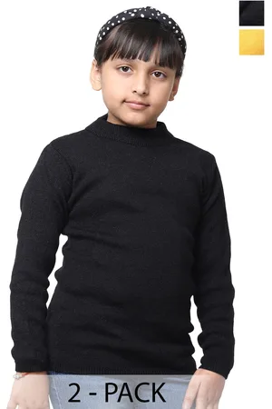 IndiWeaves Girls Pack Of 2 Woollen Pullover