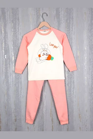 Steele Girls Printed Pure Cotton Tracksuit