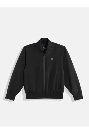 Indian Terrain Boys Stand Collar Bomber Jacket