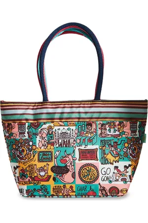 Chumbak Floral Printed Handheld Bag