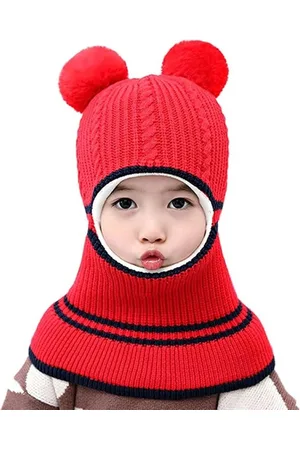 EL REGALO Kids Self Design Woollen Balaclava Cap