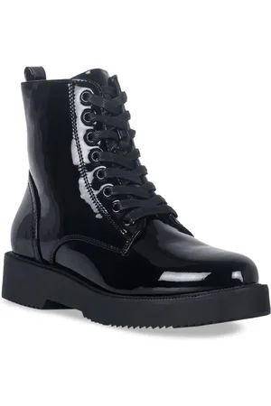 London Rag Black Block Heeled Boots