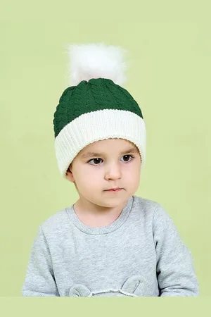 EL REGALO Kids Self Design Woollen Beanie Cap