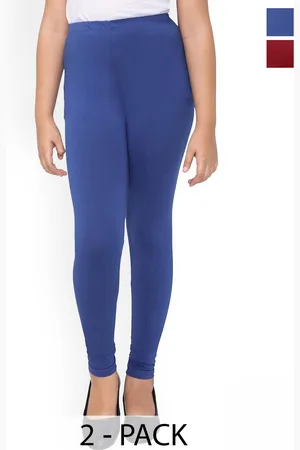 FRENCH KLEIDER Girls Pack Of 2 Pure Cotton Leggings