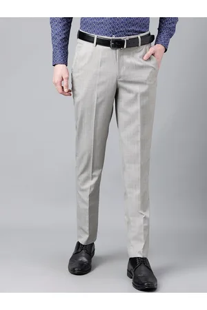 Richlook Men Checked Slim Fit Formal Trousers