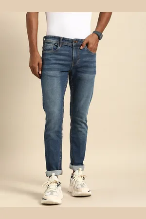 Being Human Men Slim Fit Light Fade Stretchable Mid-Rise Jeans
