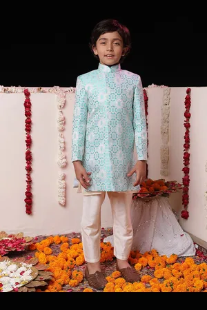 Vastramay Boys Self-Designed Sherwani Set