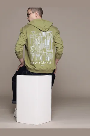 Moda Rapido Men Printed Relaxed Fit Hoodie Hooded Sweatshirt