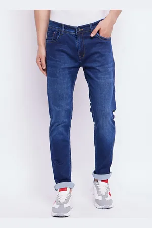 Duke Men Slim Fit Heavy Fade Stretchable Cotton Jeans