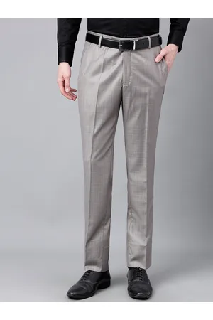 Richlook Men Checked Slim Fit Formal Trousers
