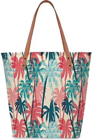 DressBerry Beieg Floral Printed Structured Tote Bag