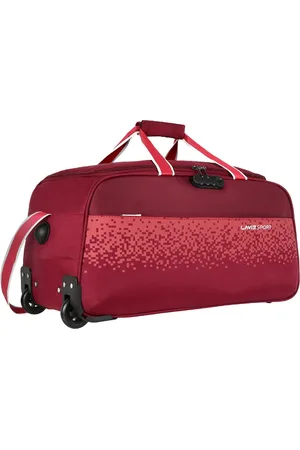 LAVIE Unisex Maroon Wheel Dufflel Bag