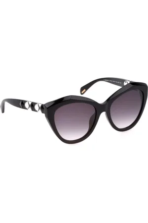 Police Women Cateye Sunglasses with UV Protected Lens SPLL35K55700SG