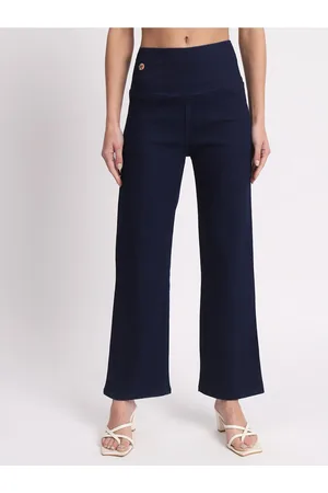 AngelFab Women Relaxed Fit Cotton Denim Jeggings