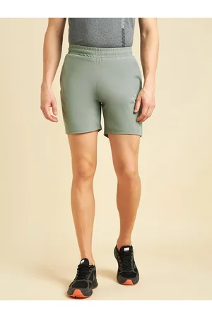 Sweet Dreams Men Green Mid-Rise Sports Shorts