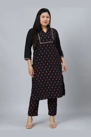 Sztori Floral Printed Regular Kurta with Trousers