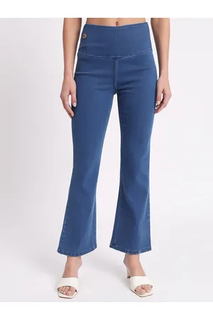 AngelFab Women Relaxed Fit Cotton Denim Jeggings